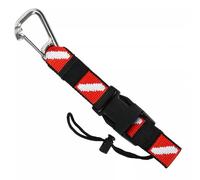 Bwuikim Scubas Diving Lanyard Dives Camera Flashlight Keeper Clip with Webbings Strap Quickly Release Buckles Clip with Webbings Strap Quickly Release Buckles
