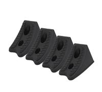 Bwuikim Secure Parking Wheel Stoppers Pack of 4 Works Well in Various Road Conditions Strong Wheel Stops