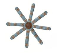 Bwuikim Strong Dog Training Toy Designed for Smart Breeds to Challenge Their Problem Solving Skills Treat Dispensing Toy