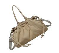 Bwuikim Stylish Crinkled Nylon Handbag with Adjustable Comfortable Strap and Spacious Interior Shoulder Bag for Work or Gym Use Adjustable Strap Purse