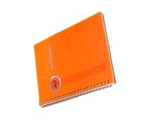 Bwuikim Twin Coil Binding Notebook 100 Pages College Ruled Paper Notepads Waterproof Cover 5.63x8.15Inch for School Artistic Ruled Journal