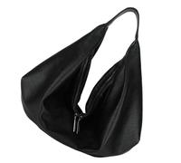 Bwuikim Women Armpit Bag Large Capacity Handbag All-matching Shoulder Shopping PU Leather Underarm Dumplings Large Capacity Shoulder for Women