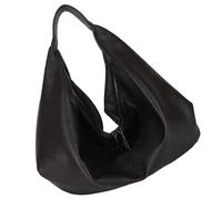 Bwuikim Women Armpit Bag Large Capacity Handbag All-matching Shoulder Shopping PU Leather Underarm Dumplings Large Capacity Shoulder for Women
