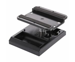 Bwuikim Work Stand 360Degree Rotation Lift Repair Workstation Adjustable Height for 1/10 1/8 Car SCX10 90046 Crawler Metal Car Maintenance Tools Workstation and Storage Desk Table for Laptops