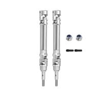BWVMVB Drive Shaft Propshaft 1/10 For Traxxas For Slash 2WD 4X4 For Rustler RC Car Upgrade Parts Metal Front Axle Shaft And Rear Drive Shaft(B front)