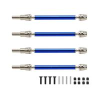 BWVMVB Drive Shaft Propshaft 4pcs Front/rear Slider CVD Driveshaft Set For 1/10 For ARRMA 4s For Outcast For Kraton V2 Upgrade Part(Blue)
