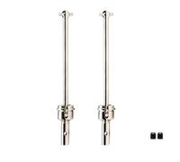 BWVMVB Drive Shaft Propshaft Axle CVD Driveshaft AR310455 AR310431 For RC Cars For Arrma 1/7 1/8 6s For Typhon For Infraction For Limitless For Mojave(Rear Silver 2Pcs)