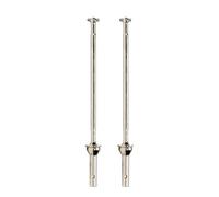 BWVMVB Drive Shaft Propshaft Axle CVD Driveshaft AR310458 AR310591 AR310459 AR310590 For RC Car For Arrma 1/8 6S For Kraton For Notorious For Outcast For Talion(Silver-Rear 2Pc)