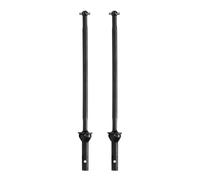 BWVMVB Drive Shaft Propshaft Axle CVD Driveshaft AR310458 AR310591 AR310459 AR310590 For RC Car For Arrma 1/8 6S For Kraton For Notorious For Outcast For Talion(Black-Front 2Pc)