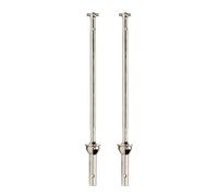 BWVMVB Drive Shaft Propshaft Axle CVD Driveshaft AR310458 AR310591 AR310459 AR310590 For RC Car For Arrma 1/8 6S For Kraton For Notorious For Outcast For Talion(Silver-Front 2Pc)