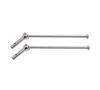 BWVMVB Drive Shaft Propshaft For Arrma 1/8 For KRATON For Outcast For Notorious RC Car Upgrade Parts Accessories Steel Front Rear Drive Shaft CVD Driveshaft(Front Silver)