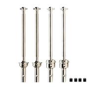 BWVMVB Drive Shaft Propshaft Front Rear Axle CVD Driveshaft AR310455 AR310456 1/7 1/8 Rc Cars For Arrma 6s For Typhon For Infraction For Limitless For Mojave(6mm Silver suit)