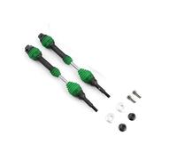 BWVMVB Drive Shaft Propshaft Rear Drive Shaft Steel Driveshaft CVD For 1/10 For Trxs For Slash For Rustler For Hoss For Stampede VXL 4X4 RC Car(Green front)