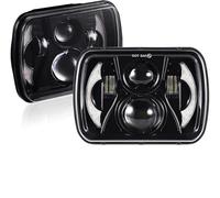 BWVMVB Front Headlight 110W 7x6'' 5X7 Inch Led Headlights Hi-Lo Beam Halo DRL H6054 H5054 6052 6053 For Jeep For Wrangler YJ For Cherokee XJ Comanche MJ Headlamp Assembly(2pcs)