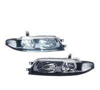 BWVMVB Front Headlight 2Pcs LED Headlights For Nissan Skyline R33 Series 1 GTS And For GTR Models 1993 1994 1995 1996 Headlamp Assembly(Style A,For Left-hand Drive)