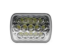 BWVMVB Front Headlight 5x7 7x6 LED Headlights H6054 H5054 Headlamp For Jeep For Wrangler YJ For Cherokee XJ Comanche MJ S10 For Blazer Express Savana Van Truck Headlamp Assembly(Type B 1 PCS)