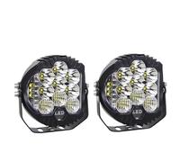 BWVMVB Front Headlight Motorcycle Headlights Auto Driving Light White Yellow LED Spotlight 3inch 5inch DRL Led Work Lamp For Niva For Lada For Offroad 4x4 For Jeep Headlamp Assembly(White-3INCH-2PCS)