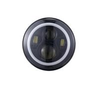 BWVMVB Motorcycle 7 Inch Moto LED Headlight With 4.5inch Auxiliary Fog Passing Light Lamp For Electra For Glide Touring Motorbike Headlight