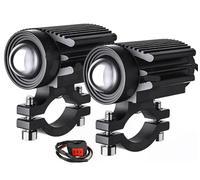 BWVMVB Motorcycle Fog Light For Motorcycle LED Spotlight LenS Headlight Fog Light Lamps 12V-80V 100W(2 PCS Light)