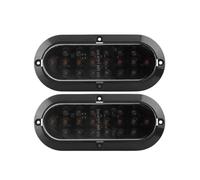 BWVMVB Rear Tail Light Lamps 20LED 3 In 1 Tail Brake Sequential Flowing Turn Signal DRL Running Light Stop Warning Lamp 12V 24V For Truck Trailer