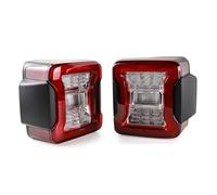 BWVMVB Rear Tail Light Lamps For Jeep For Wrangler JK 2007-2012 2013 2014 2015 2016 2017 LED Tail Lights Reverse Brake Running Lamp Rear DRL 2 Piece
