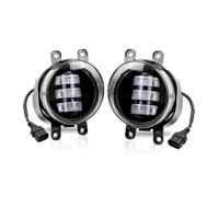 BWVMVB Rear Tail Light Lamps For Toyota For Corolla For RAV4 For Camry For CHR For Yaris Lamp White Amber Angel Eyes Lens H11 Projector 3.5" DRL LED Fog Light