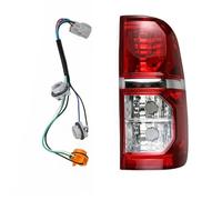 BWVMVB Rear Tail Light Lamps For Toyota For Hilux 2005 2006 2007 2008 2009-2015 1 Piece Tail Light Assembly With Wires Rear Taillight Warning Reversing Lights