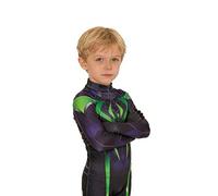 Bwvryfsv Hero Costume Superhero Role Play Cosplay（Black,Kids-S）