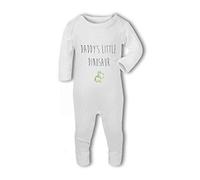 BWW Print - Daddy Has my Heart cute - Baby Romper Suit, 3-6 Months, Girl or Boy, New Born to 24mth
