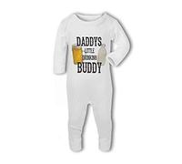 BWW Print - Daddys Little Drinking Buddy funny beer - Baby Romper Suit, New Born, Girl or Boy, New Born to 24mth