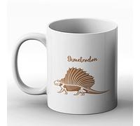 BWW Print - Dimetrodon - Dinosaur X-Ray - Skeleton - Archaeology - Paleontology - Kids - Fun - Gift Mug, Ceramic, 11fl.oz.