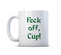 BWW Print - Feck Off Cup - Funny Comedy Lover Quote Gift Mug, Ceramic, 11fl.oz.