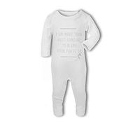 BWW Print - I am more than someone to blame farts on funny cross stitch - Baby Romper Suit, 6-12 Months, Girl or Boy, New Born to 24mth