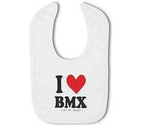 BWW Print - I Love BMX like my Daddy/Uncle/Cousin - Baby Bib, Boy or Girl
