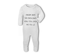 BWW Print - If You Can Read This, Something Has Gone Wrong - Baby Romper Suit, New Born, Girl or Boy, New Born to 24mth