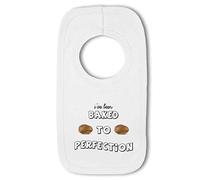 BWW Print - Ive Been Baked to Perfection funny spud potato - Baby Pullover Bib, Boy or Girl