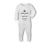 BWW Print - Keep Calm and Call My Daddy with cute hearts - Baby Romper Suit, 3-6 Months, Girl or Boy, New Born to 24mth