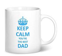 BWW Print - Keep Calm You're The Best Dad - Gift Mug, Ceramic, 11fl.oz.