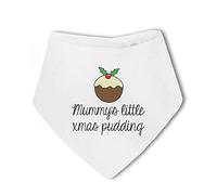 BWW Print - Mummy's Little Christmas Pudding - Baby Bandana Bib, Boy or Girl