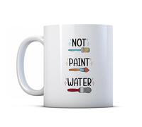 BWW Print - Not Paint Water - Artist Gift Mug, Ceramic, 11fl.oz.