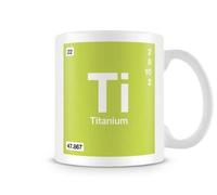 BWW Print - Periodic Table of Elements 22 Ti - Titanium Symbol Mug, Ceramic, 11fl.oz.