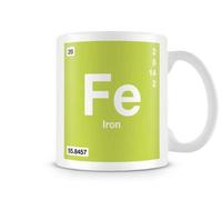 BWW Print - Periodic Table of Elements 26 Fe - Iron Symbol Mug, Ceramic, 11fl.oz.