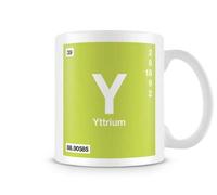 BWW Print - Periodic Table of Elements 39 Y - Yttrium Symbol Mug, Ceramic, 11fl.oz.