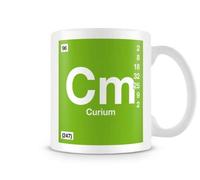 BWW Print - Periodic Table of Elements 96 Cm - Curium Symbol Mug, Ceramic, 11fl.oz.