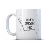 BWW Print - Personalised Studying Mug - Student Appreciation Gift, Ceramic, 11fl.oz.