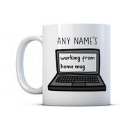 BWW Print - Personalised Working from Home Mug - Hybrid Remote Worker Gift, Ceramic, 11fl.oz.