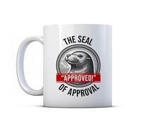 BWW Print - The Seal of Approval - Punny Animal Lover Gift Mug, Ceramic, 11fl.oz.