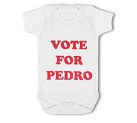 BWW Print - Vote For Pedro funny dynamite - Baby Vest, New Born, Girl or Boy, New Born to 24mth