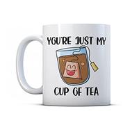 BWW Print - You're Just My Cup of Tea - Thoughtful Partner Pun Gift Mug, Ceramic, 11fl.oz.