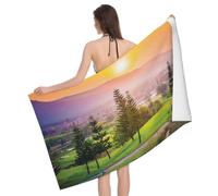 BWWHCCTI Golf Resort Park Printed Microfiber Quick Dry Bath Towel, Soft Beach Towels for Travel,Camping,Gym,Beach,Swimming,Yoga, 130x80 CM